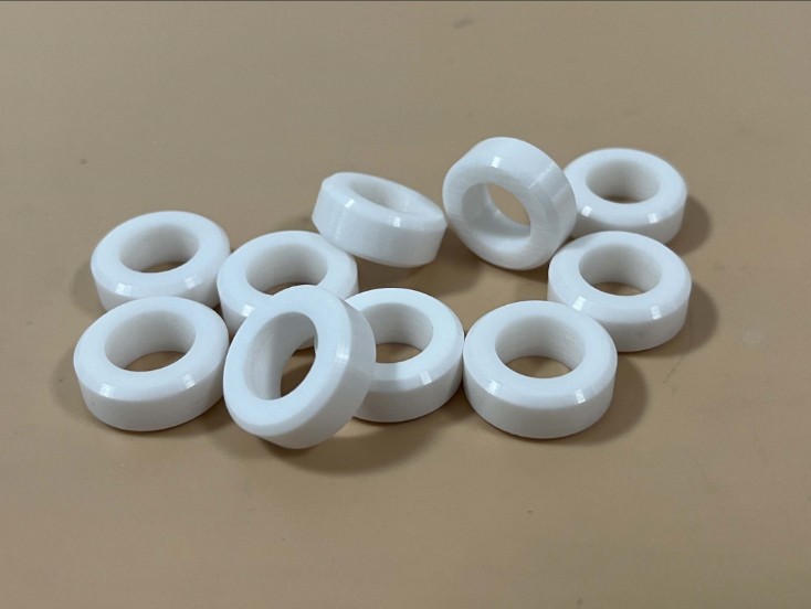 Partially stabilized zirconia ceramic ring