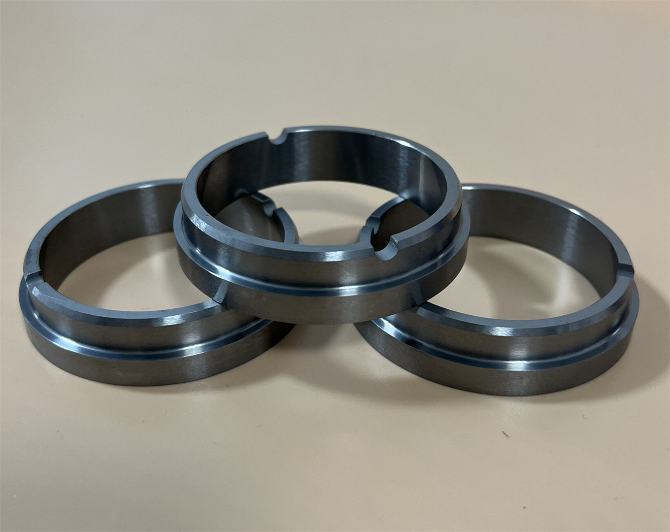 Tungsten carbide seal faces