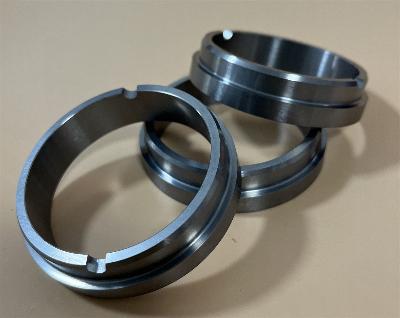 Tungsten carbide seal faces